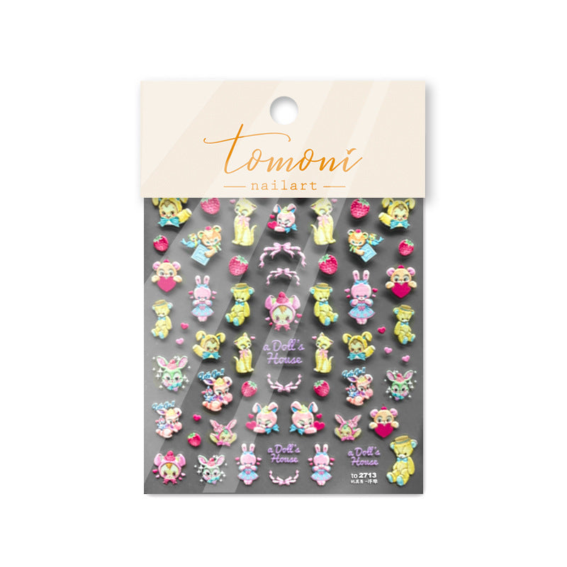 Sweet Teddy Bakery – Kawaii Nail Art Set
