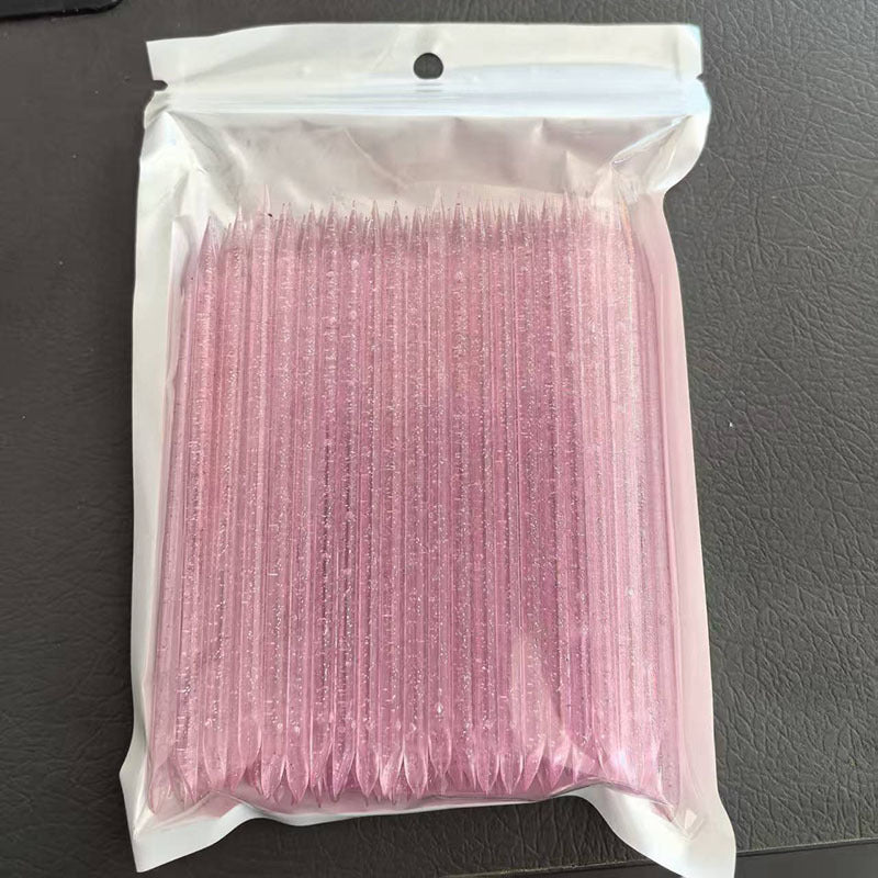 New nail art tool point drilling glue stick crystal rod nail art stick double head push dead skin beauty tool