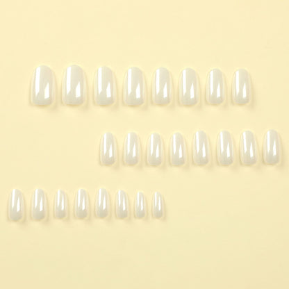 Wear fake nail pads White laser nail pads Removable nail pads Wholesale nail patches Wearable nail stickers｜365nails