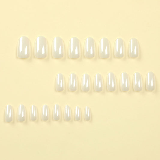 Wear fake nail pads White laser nail pads Removable nail pads Wholesale nail patches Wearable nail stickers｜365nails
