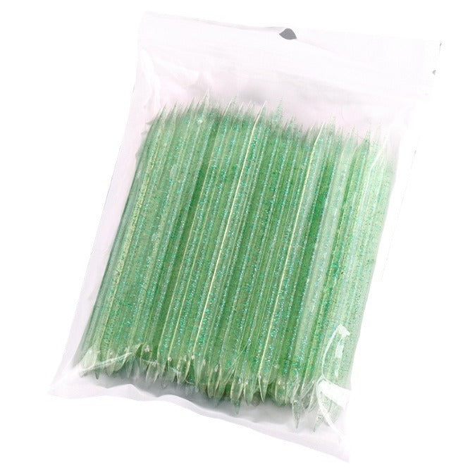 New nail art tool point drilling glue stick crystal rod nail art stick double head push dead skin beauty tool