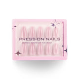 Simple solid color high-end manicure fake nail short almond-shaped wearable nail piece Repeatable wearable nail wholesale