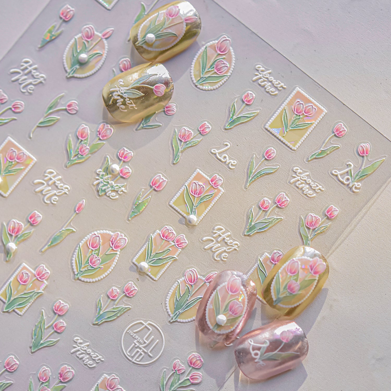365nails: 水晶鬱金香情書 – 美甲貼紙