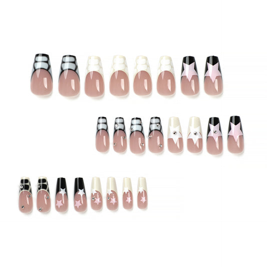 Medium and long ballet nail art   nail wear special nail art piece   wholesale｜365nails