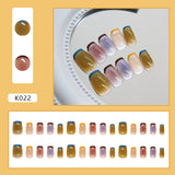 Unhas infantis Short Smudge Nail Art 30 comprimidos ｜ 365nails