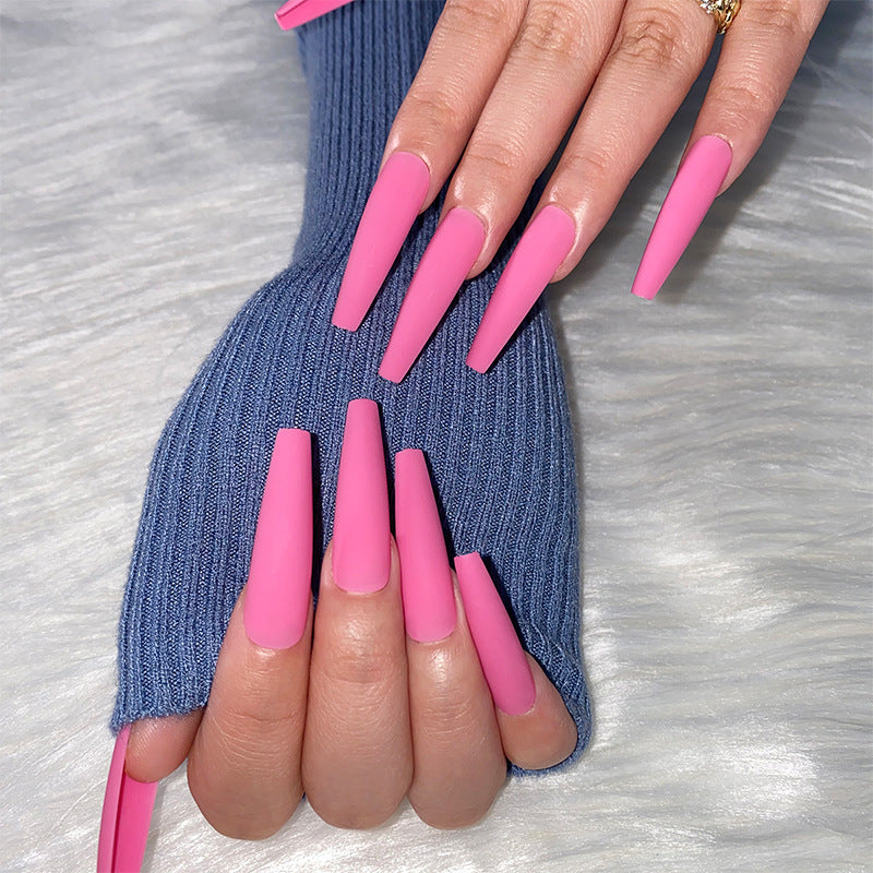 Long Solid Color Frosted Long Ballet Collection Nail Art  Art Wholesale Nail Art ｜365nails