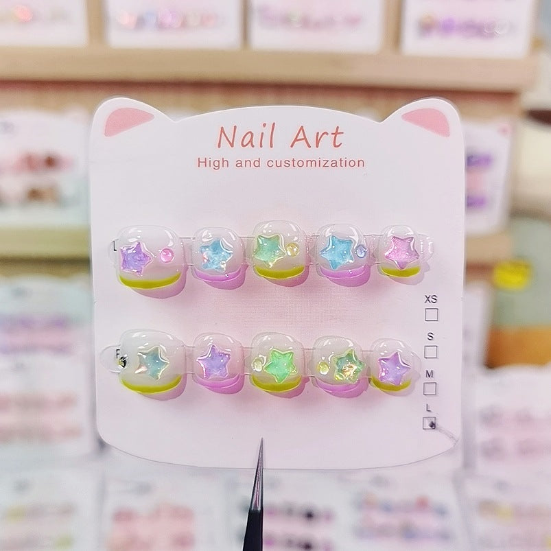 Sanrio 粉彩可愛兒童穿戴甲角色套組