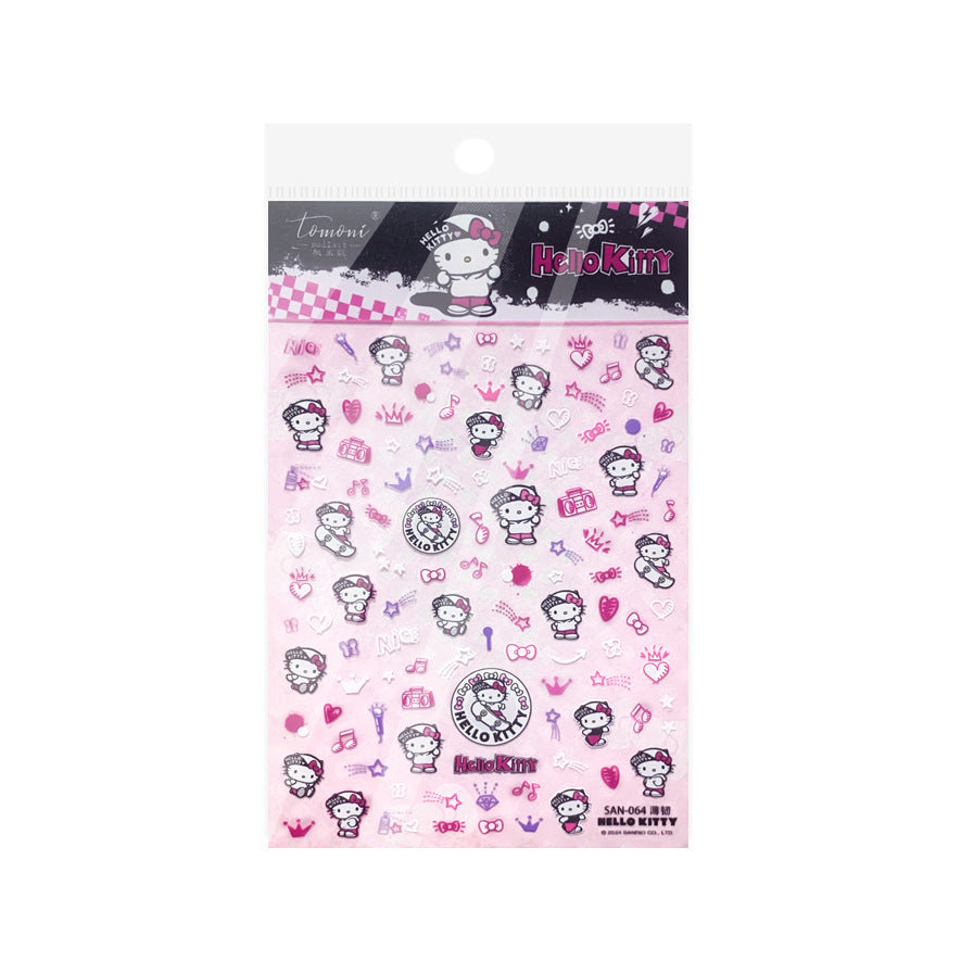 365nails: "Hello Kitty Pink Cute" – nail art stickers