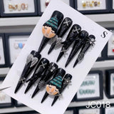 Extra Long 5.5cm Stiletto Press-On Nails Collection | Dozens of Styles | Reusable & Ready to Wear