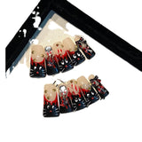 Uñas de pico de pato pintadas a mano, uñas de gato, uñas limitadas, uñas postiza ...