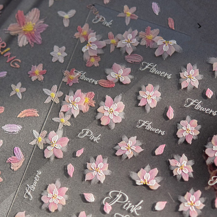 365nails: "pastel spring sakura" – Nail Art Stickers
