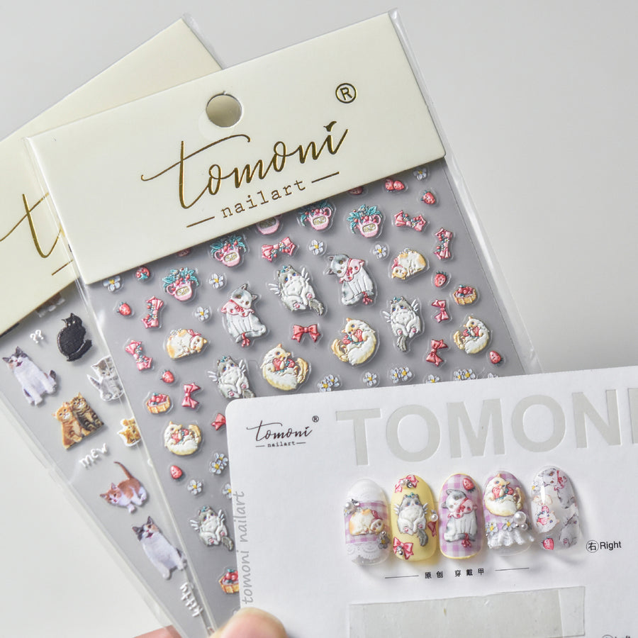 365nails: "mignon petit chat" – Autocollants nail art
