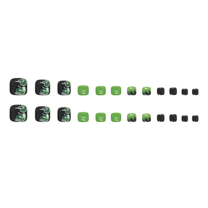 Press-on toenails style, fresh and natural, green apple vitality manicure, light green fake nails,  fashion Press-on toenails nail wear｜365nails