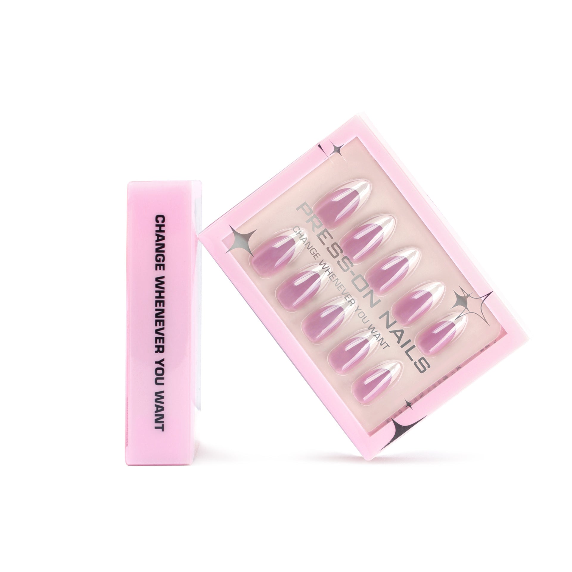 Armadura francesa simples de alta qualidade com 30 peças revestidas, manicure curta amêndoa, peça de unha repetível, produto acabado, atacado ｜ 365 unhas