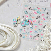 Ink Goldfish Collection: "Ink Goldfish" – 3D Embossed Nail Sticker