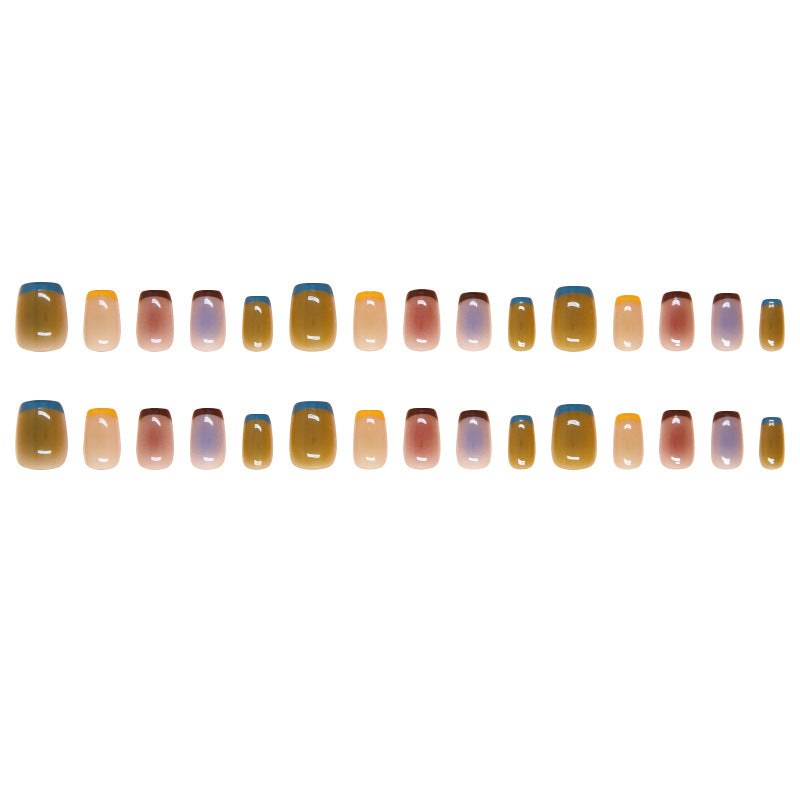 Unhas infantis Short Smudge Nail Art 30 comprimidos ｜ 365nails