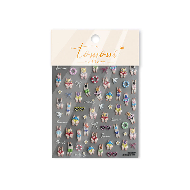 365nails: "Summer Beach Babe" – nail art stickers