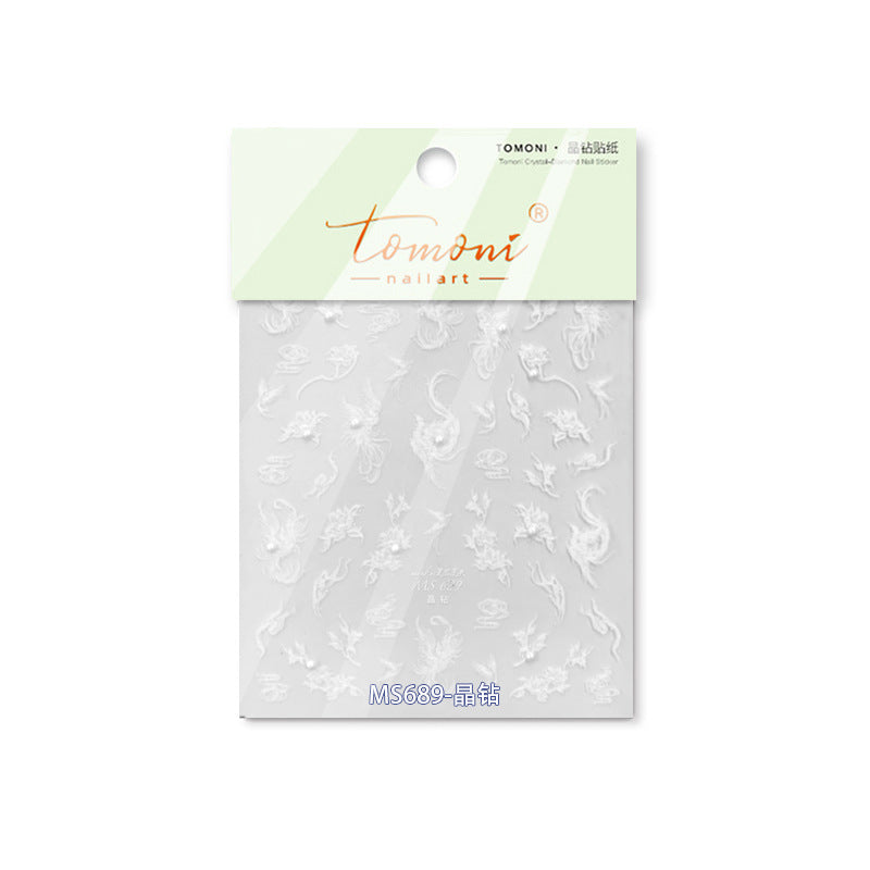 Aurora Crystal Swirl – Crystal Diamond Nail Art Set