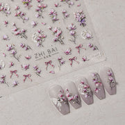 365nails: "Pink Magnolia Flower" – nail art stickers