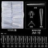 Nail Tips Extension nail mold wholesale, new boxed transparent paperless fast phototherapy nail crystal extension nail mold