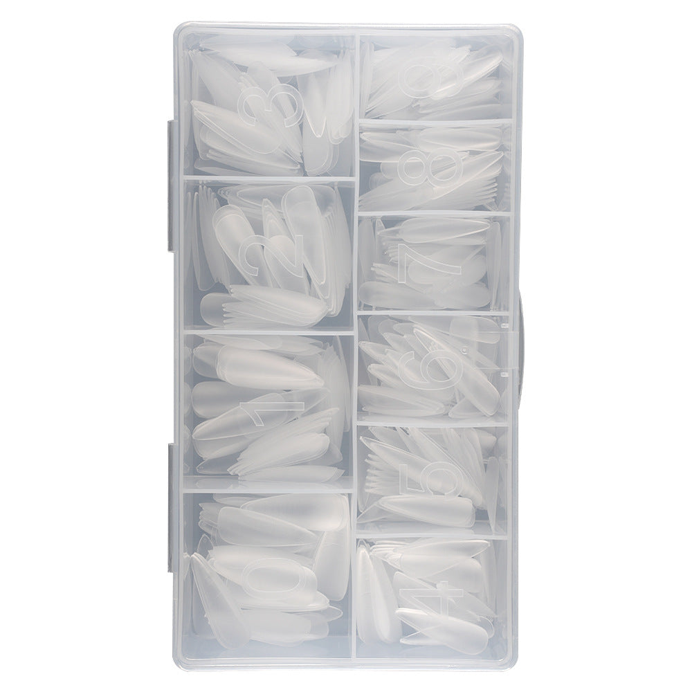 365nails: "No-File Matte Nail Tips with Guide Lines" – Multi-Shape Nail Extensions (YS-251 to YS-255)