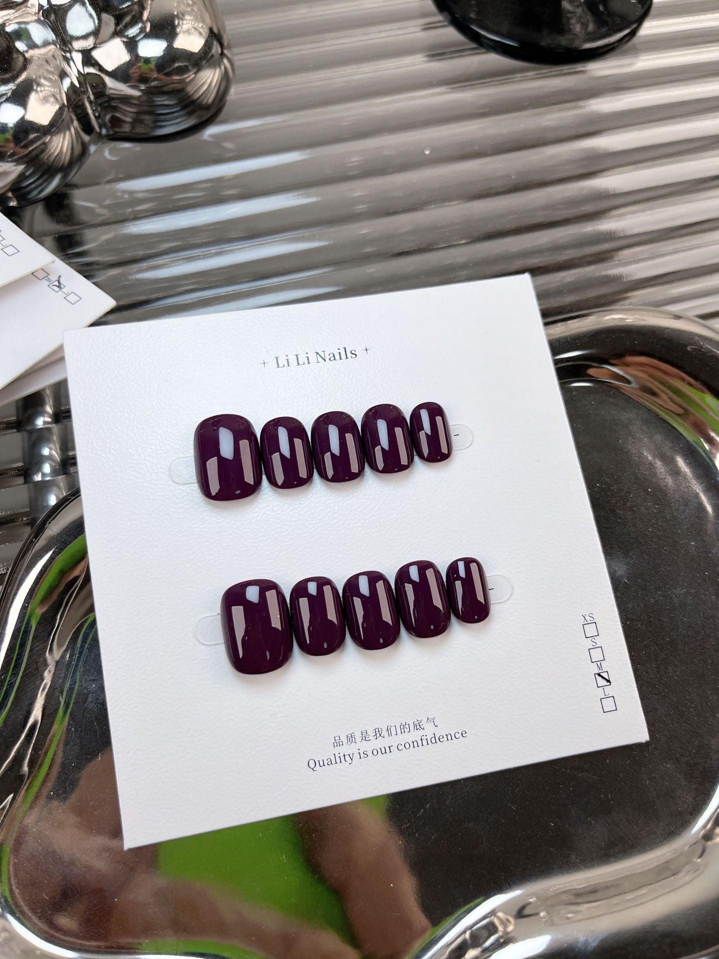 The Essential Solids | Short Round Cute | Handmade Press-on Nails