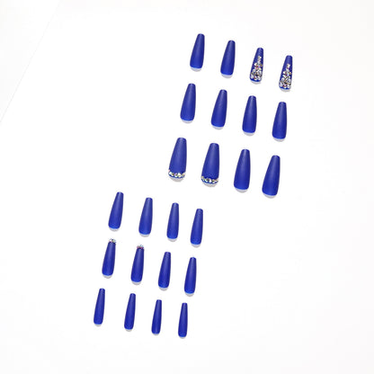 Royal blue  whitening manicure full diamond series   direct supply  wholesale  wholesale｜365nails