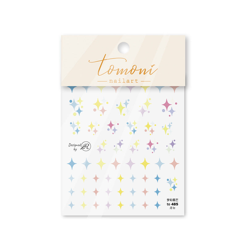 365nails : « Étoile Pastel Rêveuse Scintillante » – Autocollants pour ongles