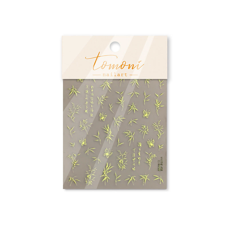 365nails: "Subtle Bamboo Poetry" – Oriental Nail Stickers