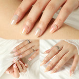 Uñas postizas Colección Aurora Uñas postizas Láminas para uñas Láminas para uñas al por mayor Producto terminado Uñas postizas extraíbles｜365nails