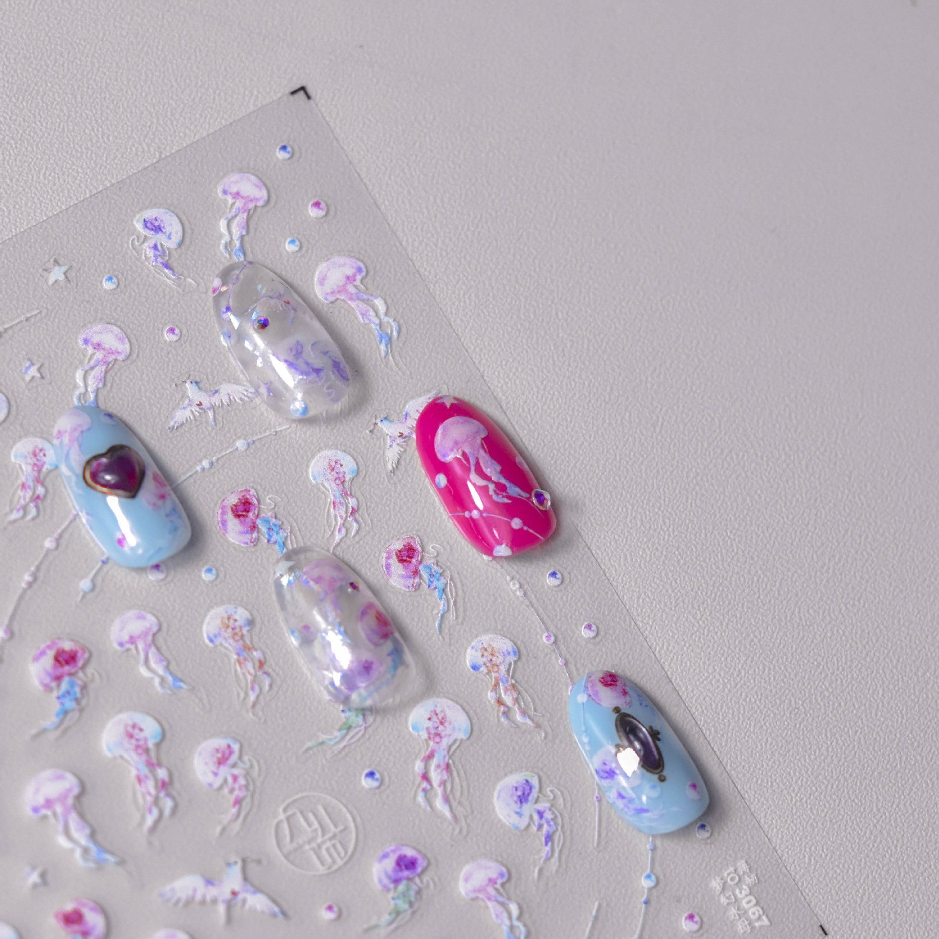 365nails: "Cute Pastel Animal Mix" – nail art stickers