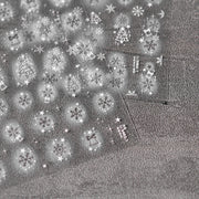 冬日仙境：「冰霜雪花」 – 3D浮雕甲貼