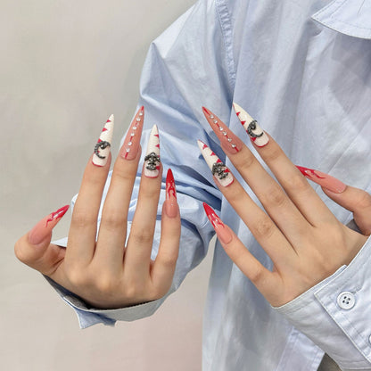 Pure handmade press on nails   nail art fake nails beauty | 365nails