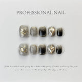 Mixed Holiday Elegant Short Long Press On Nail Set