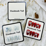 Square Minimal Display Cards for Handmade Press On Nails (MOQ=50)