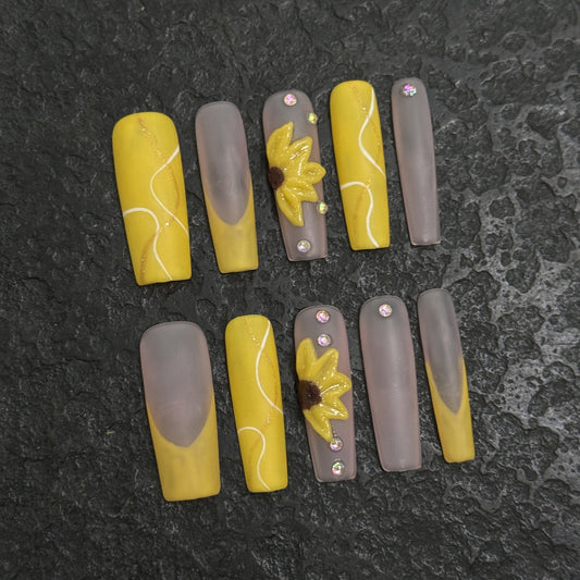 Pure handmade press on nails   nail art fake nails beauty | 365nails
