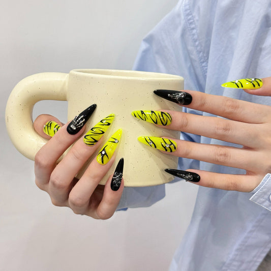 Pure handmade press on nails   nail art fake nails beauty | 365nails