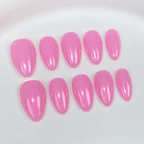 Simple handmade press-on nails advanced texture flash aurora nail wearable fake nail wholesale｜365nails