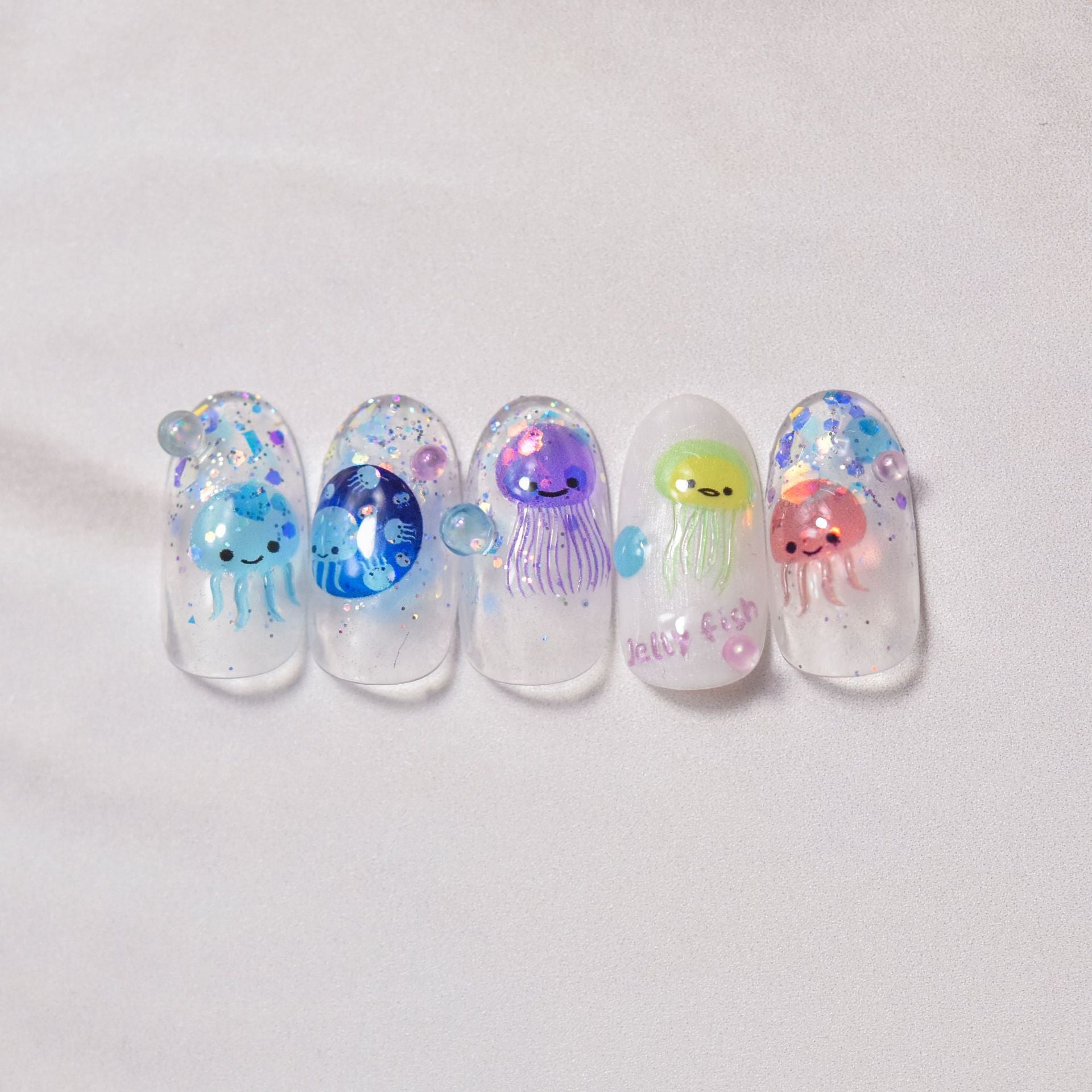 365nails: 해파리 오션 젤리 네일 아트 스티커