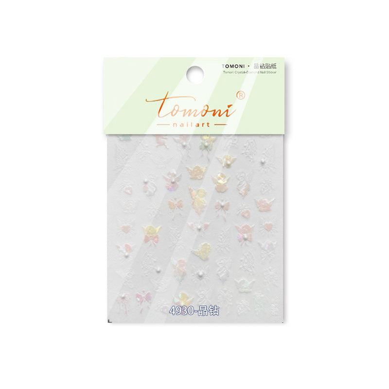 365nails: "Iridescent Crystal Butterfly" – nail art stickers