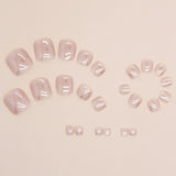 Pó refrescante de verão para unhas postiças Aurora Bright Eye, comprimidos de manicure removíveis, unhas postiças de pressão, atacado de unhas 365nails