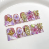 Lavender Dream Garden Series Press-On Nails