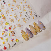 365nails: "황금 은행잎" 네일 아트 스티커