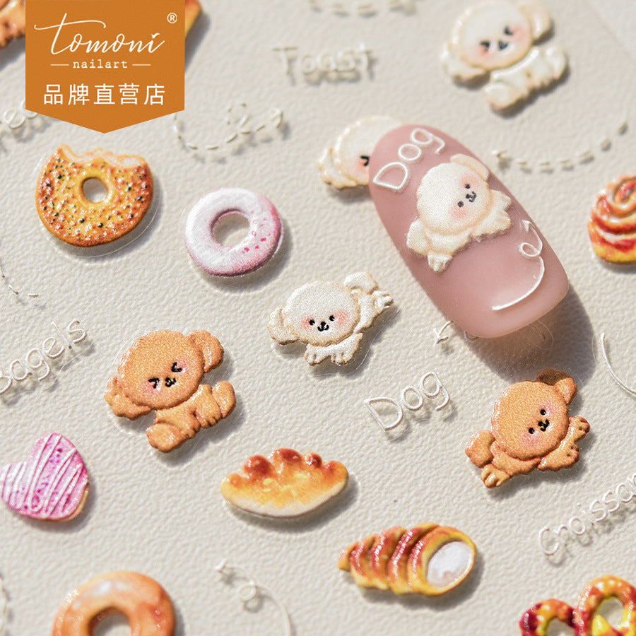 Bakery Embossed – Cute Dessert Nail Art Set