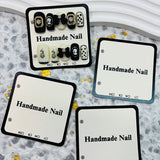 Pearlescent Foil Display Cards for Press On Nail Presentation (MOQ=50)
