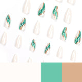 Piezas de arte de uñas para usar, uñas postizas, piezas de uñas, pegatinas de uñas francesas para usar, piezas de arte de uñas al por mayor | 365nails