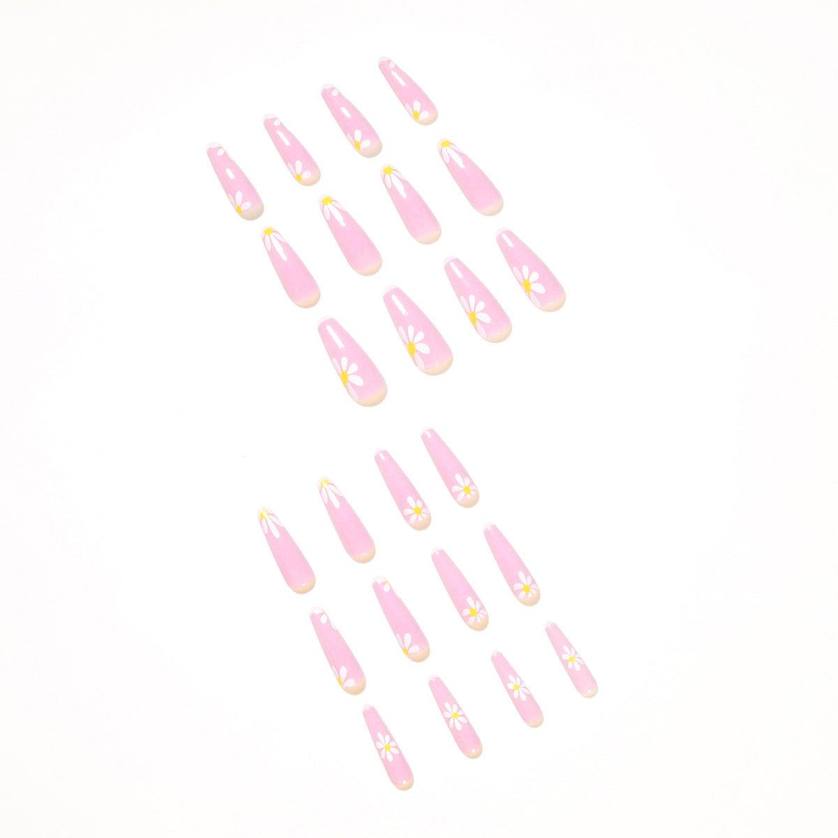 Uñas postizas estilo pastoral, uñas postizas con espejo cruzado, suministro directo, producto de parche para uñas | 365nails