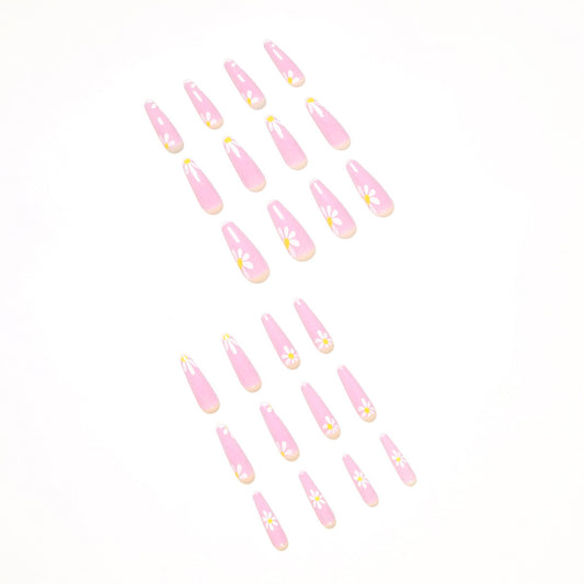 False nail pastoral style false nail  cross mirror direct supply nail patch  product｜365nails