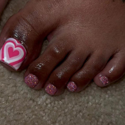 Unhas postiças rosa flash, modelo de unhas postiças love impact, manicure, modelo de unhas postiças, produto final, unhas postiças fofas, atacado de unhas postiças｜365nails