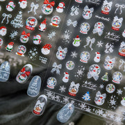 365nails: "Christmas Snow Globe" – nail art stickers